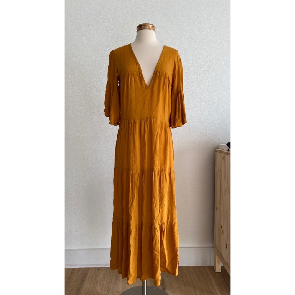 Faithfull The Brand | Melia Tiered Midi Dress